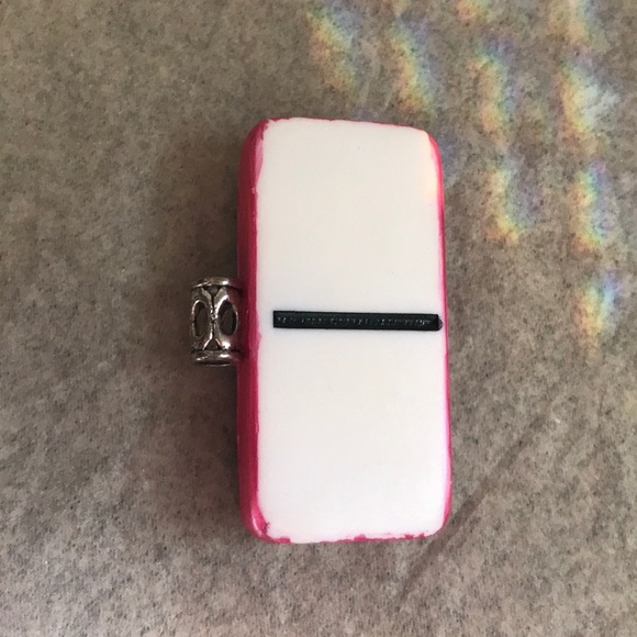 Handmade BELIEVE Domino Pendant - Picture 2 of 4